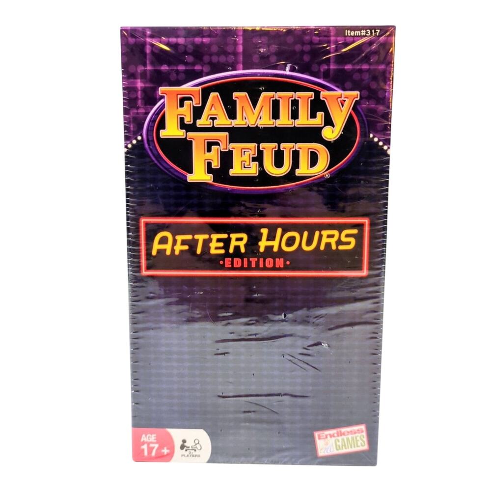 Family Feud After Hours Edition Board Game Endless Games 3+ Players Ages 17+